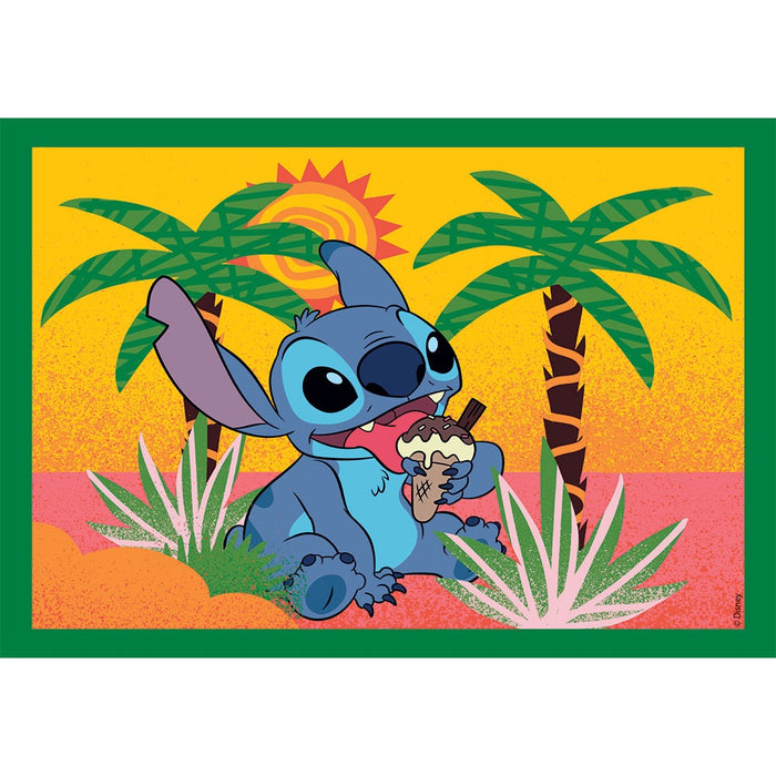 CLEMENTONI 4 in 1 Disney Stitch Puzzle