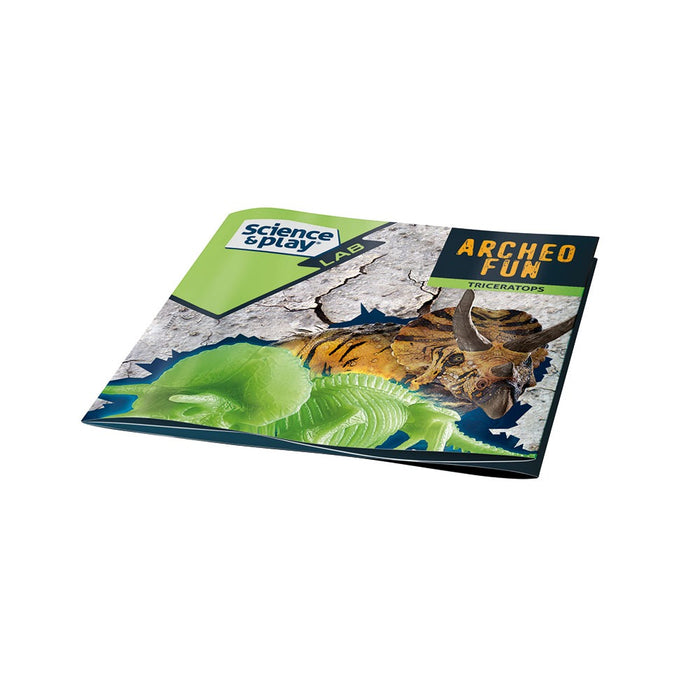 Clementoni Science & Play Educational Kit - Uncover a Triceratops skeleton