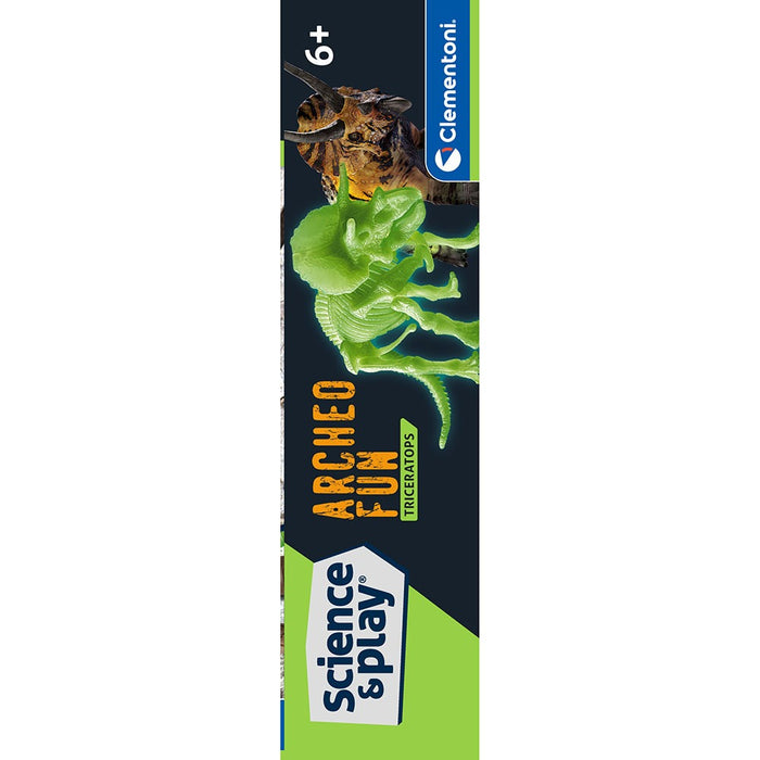 Clementoni Science & Play Educational Kit - Uncover a Triceratops skeleton