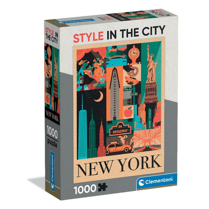 CLEMENTONI 1000h Puzzle STYLE IN THE CITY NEW YORK