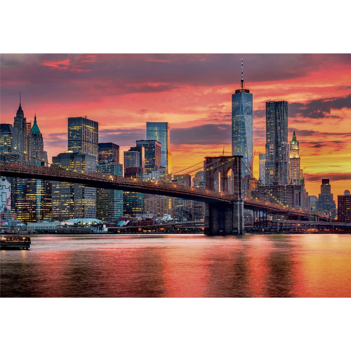 Clementoni 1500 piece puzzle - Sunset over the East River