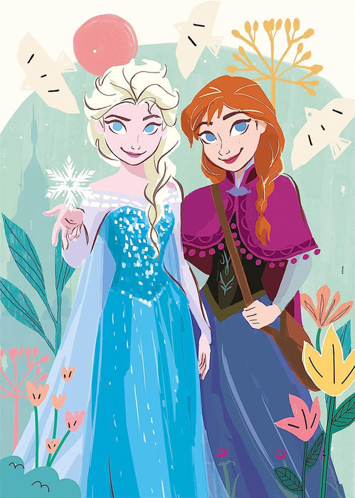 Clementoni puzzle of 3 x 48 pieces - Frozen