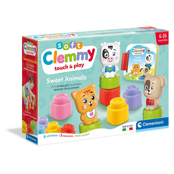 Clementoni Soft Clemmy Play Set - Animals, 10 pieces