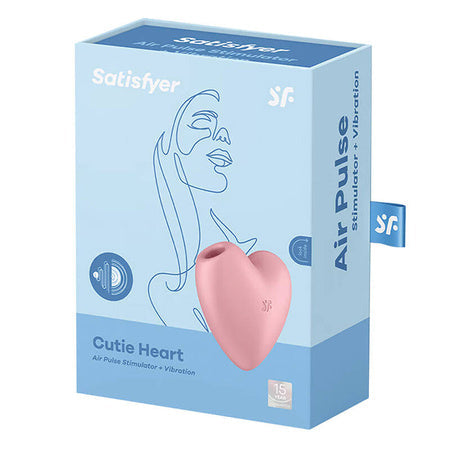 Clitoral massager Satisfyer Cutie Heart Light Red (pink) - Masturbators<<<Erotica<<<Health and beauty<<<InnproXML