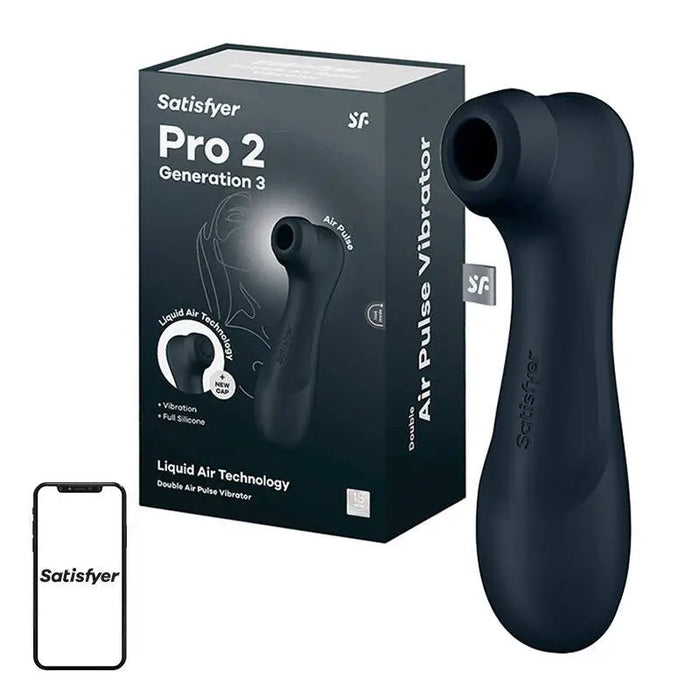 Clitoral Massager with App Satisfyer Pro 2 Generation 3 (black) - Massagers<<<Erotica<<<Health and beauty<<<InnproXML