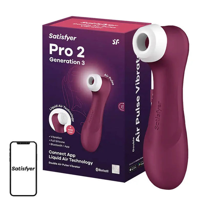 Clitoral Massager with App Satisfyer Pro 2 Generation 3 (red) - Masturbators<<<Erotica<<<Health and beauty<<<InnproXML