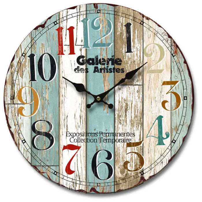 CLOCK WALL ART F34 CM. MIX - Часовници<<<Декорации<<<Мебели и интериор<<<Praktiker