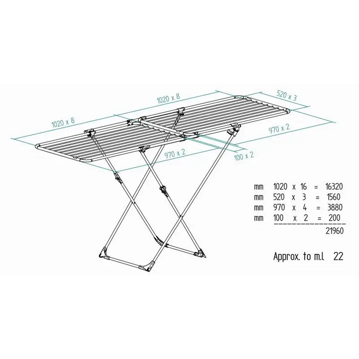 Clothes Dryer Vileda Doble - Bathroom and stand clothes dryerAGD-SUL<<<Home Appliance - ProductsAGD<<<ActionPL