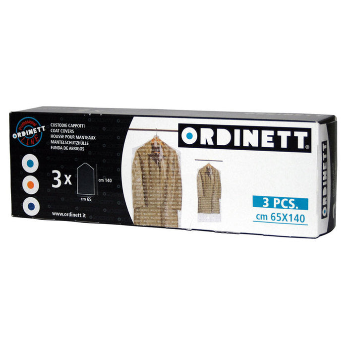 CLOTHES ENVELOPE HANGER 3PCS. 65X140CM ORDINETT - Продукти за съхранение и организация на дрехи<<<Домашни