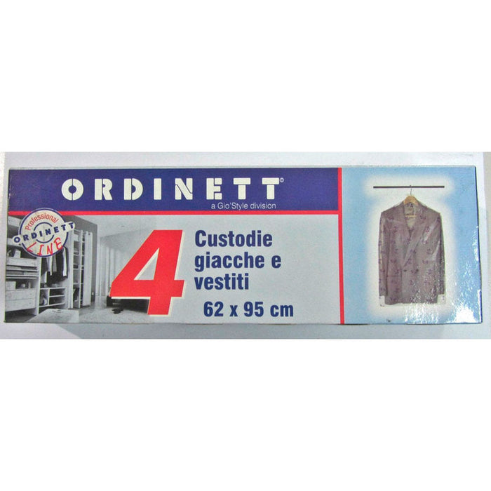 CLOTHES ENVELOPE HANGER 4PCS. 62X95CM ORDINETT - Продукти за съхранение и организация на дрехи<<<Домашни