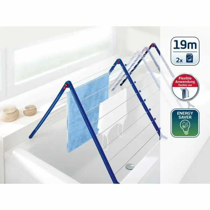 Clothes Line Leifheit Bathtub Dryer Pegasus V 133 x 66,5 cm Blue White Metal - Почистване Прахосмукачки И Гладене<<<Дом
