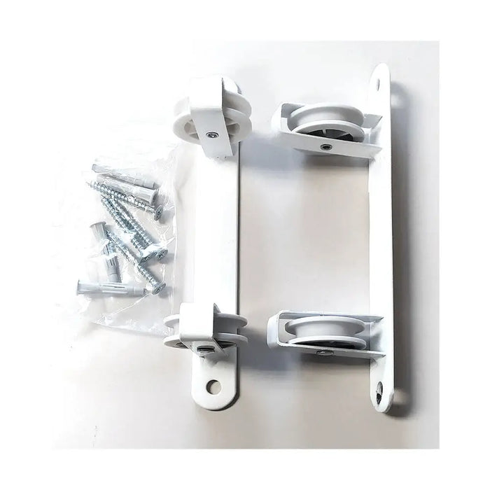 Clothes Line Tarrés Basic 2 Pulleys White Wall 25 x 5 x 5 cm - Почистване Прахосмукачки И Гладене<<<Дом