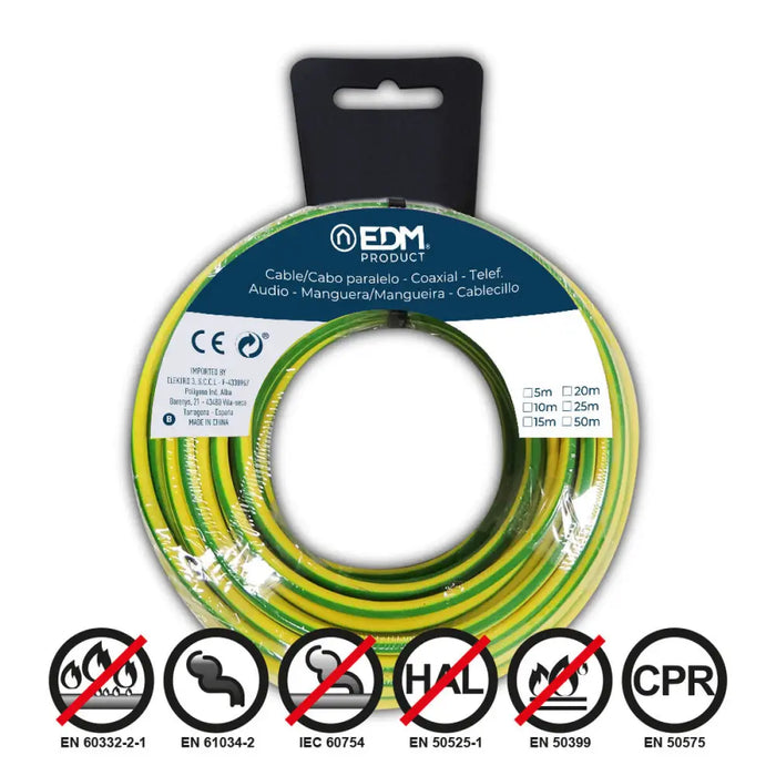 Coaxial TV Antenna Cable EDM 28418 Bicoloured 20 m 1,5 mm - Електроника Телевизори<<<Компютри|