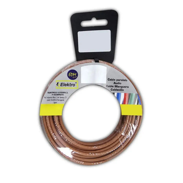 Coaxial TV Antenna Cable EDM 28457 Brown 10 m 2,5 mm - Електроника Телевизори<<<Компютри| Електроника<<<BigBuy&&&Аудио