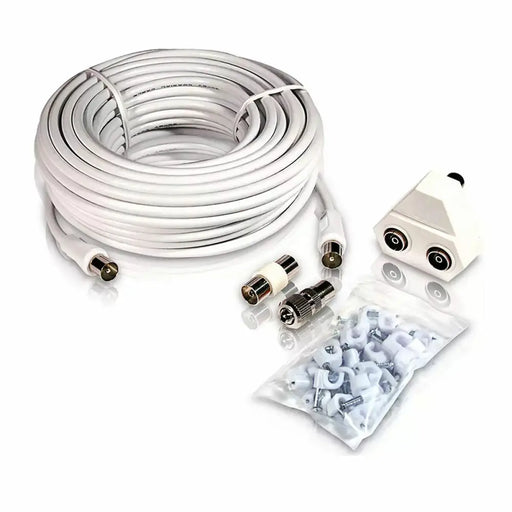 Coaxial TV Antenna Cable Philips SWV2209W/10 Copper 15 m - Електроника Телевизори<<<Компютри|