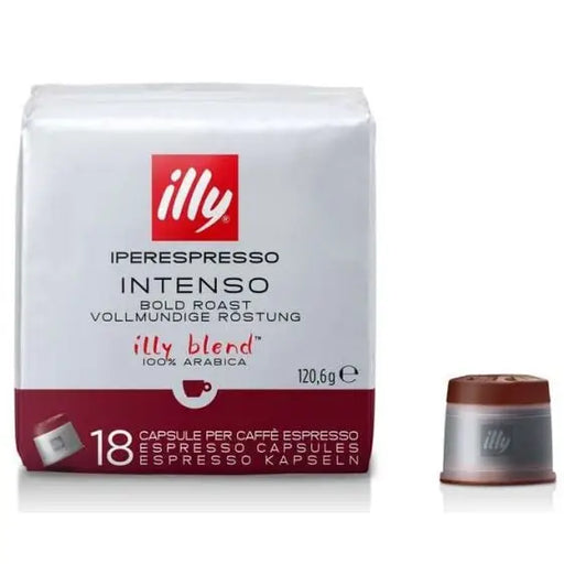 Coffee capsules ILLY iperEspresso Intenso Cube - 18 pieces - Кафе<<<Кафемашини<<<Малки