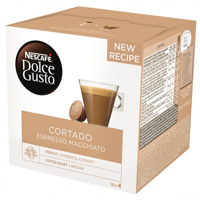 Coffee capsules NESCAFE Dolce Gusto Cortado Espresso Macchiato 16 drinks - Кафе и аксесоари<<<Кафемашини<<<Малки