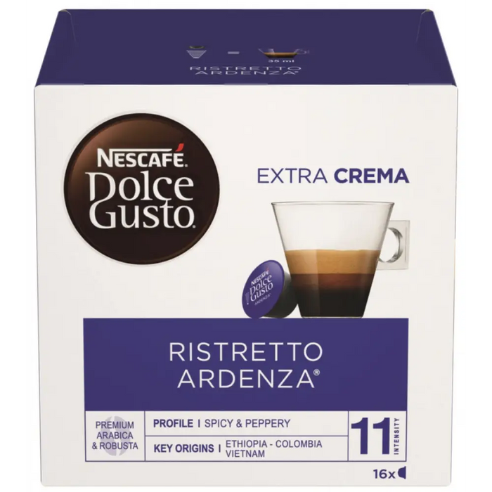 Coffee capsules NESCAFE Dolce Gusto Ristretto Ardenza 16 drinks - Кафе и аксесоари<<<Кафемашини<<<Малки