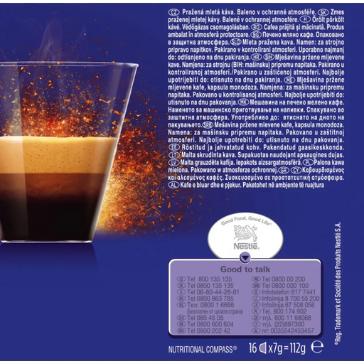 Coffee capsules NESCAFE Dolce Gusto Ristretto Ardenza 16 drinks - Кафе и аксесоари<<<Кафемашини<<<Малки
