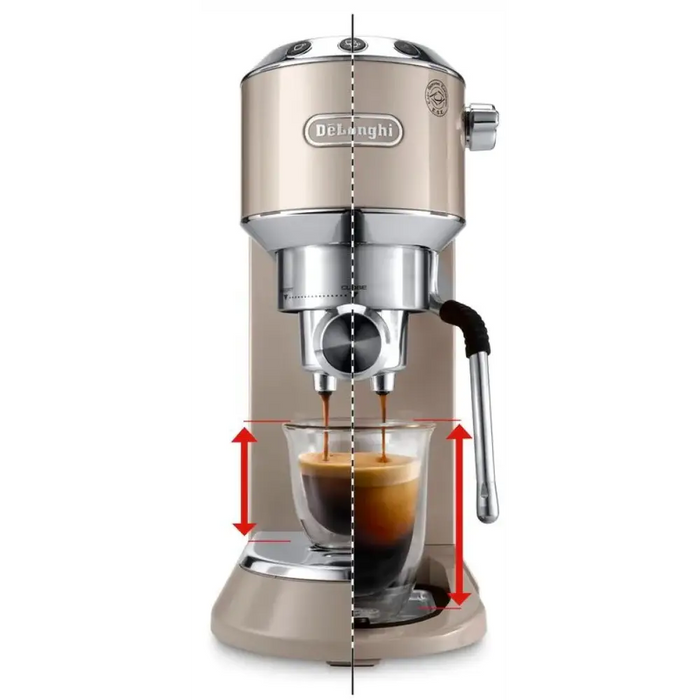 Coffee machine Delonghi EC885.BG Dedica Beige - Кафемашини<<<Кафемашини<<<Малки електроуреди<<<TechMart