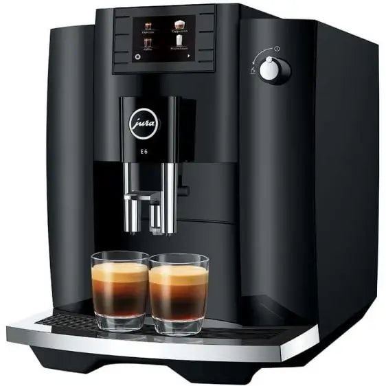 Coffee machine JURA E6 Piano Black (EC) 15437 - Кафеавтомати<<<Кафемашини<<<Малки електроуреди<<<TechnoMix&&&Coffee