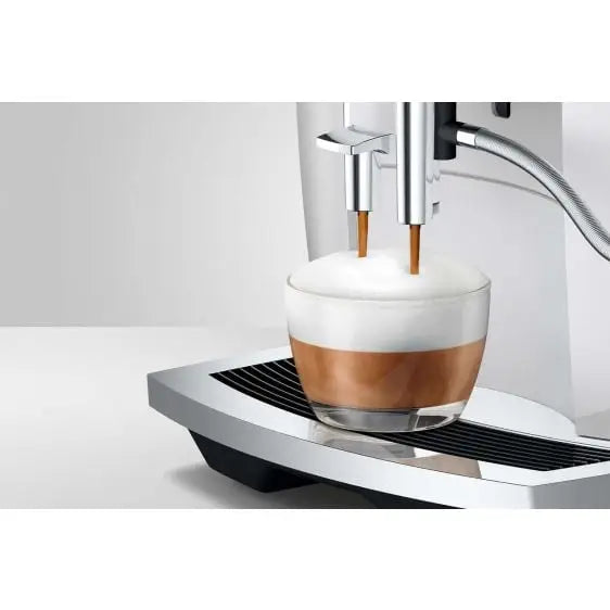 Coffee machine JURA E6 Piano White (EC) 15438 - Кафеавтомати<<<Кафемашини<<<Малки електроуреди<<<TechnoMix