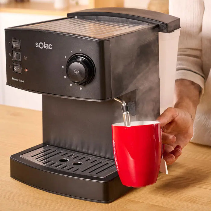 COFFEE MACHINE SOLAC CE4482 1600.00 ml 20.00 bar BLACK - Кафемашини<<<Домакински електроуреди<<<Мебели и