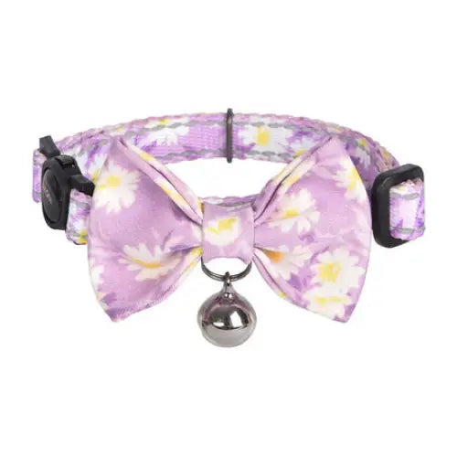 Collar set Dogness for cats 2 pcs (Calamus Purple/Polka Dot Purple) - Walking and transportation<<<Pets<<<InnproXML