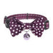 Collar set Dogness for cats 2 pcs (Calamus Purple/Polka Dot Purple) - Walking and transportation<<<Pets<<<InnproXML
