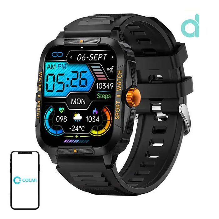Colmi P76 smartwatch (black and orange) - Smartwatches<<<Smartwatches<<<InnproXML