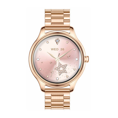 COLMI L28 Smart Watch (Gold + gold steel strap)