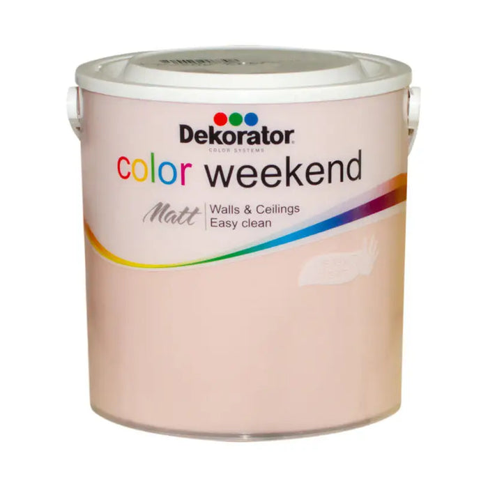 COLOR LATEX MAT COLOR ROSE QUARTZ 2.5L DEKORATOR - Цветни интериорни бои<<<Интериорни бои<<<Подови и стенни