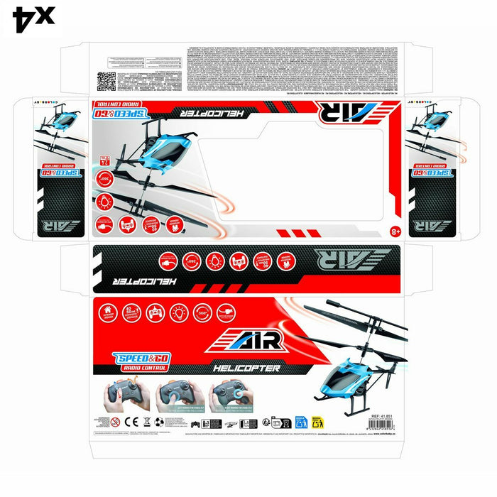Radio control Helicopter Colorbaby (4 Units)