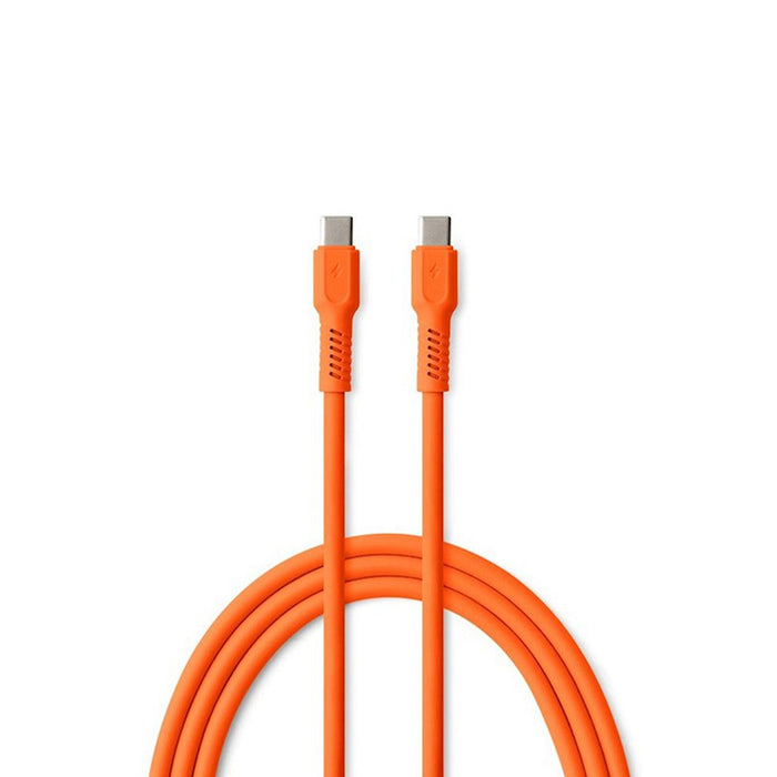 CABLE COLORUM USB-C TO USB-C 1.8M ORANGE