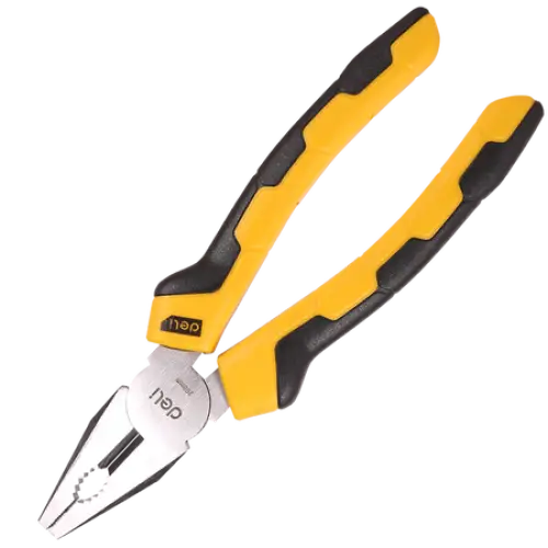 Combination pliers 8’’ Deli Tools EDL2008 (yellow) - Pliers<<<Tools<<<InnproXML