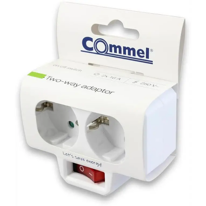 Commel C240-305 socket adapter - Адаптери<<<Аксесоари за телевизори<<<Аксесоари<<<TechMart