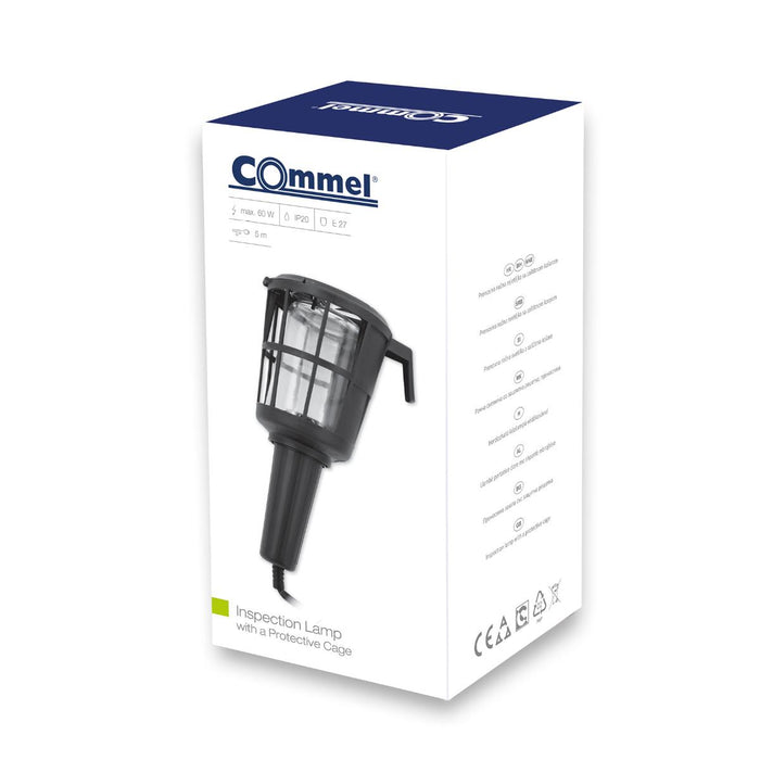 WORK LAMP WITH PVC GRID IP20 COMMEL