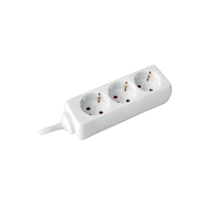 Commel power strip 3 sockets 1.4m white C0802