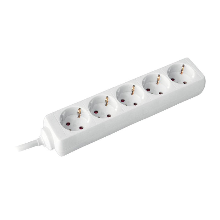 SPLITTER 5 SOCKETS 5 M WHITE COMMEL