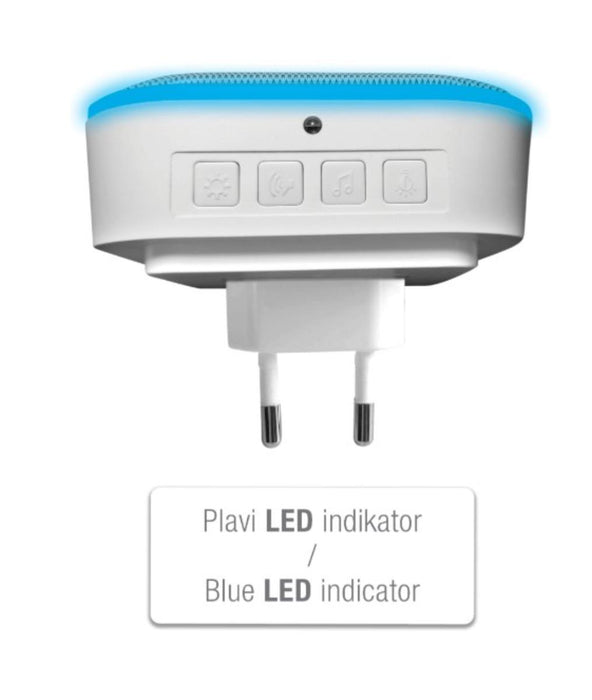 KINETIC BELL WHITE LED 150M COMMEL