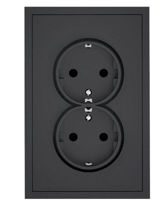 CONTACT SHUKO DOUBLE WITH BLACK FRAME
