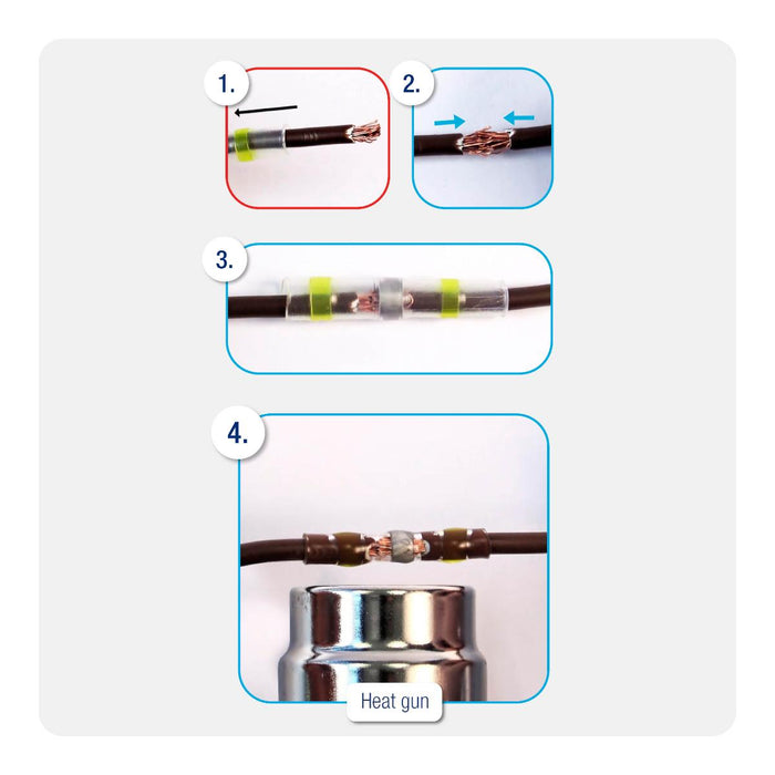 CONNECTOR QUICK SOLDERING 100PCS COMMEL
