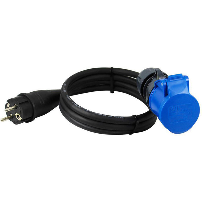 ADAPTER WITH CABLE H05RR-F 3GX1 FROM SHUKO TO CEE 2P+T 16A 1.5M COMMEL