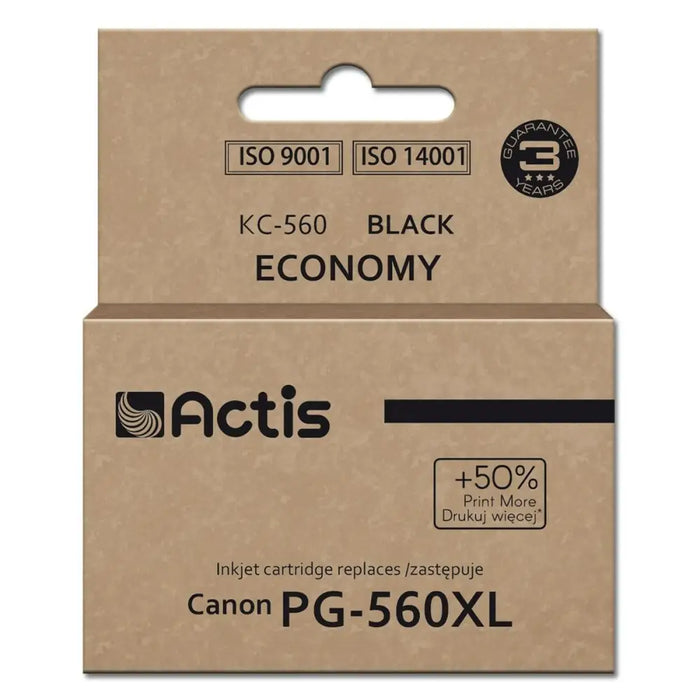 Compatible Ink Cartridge Actis KC-560 Black - Оригинални Касети с Мастило<<<Електроника Периферни и резервни
