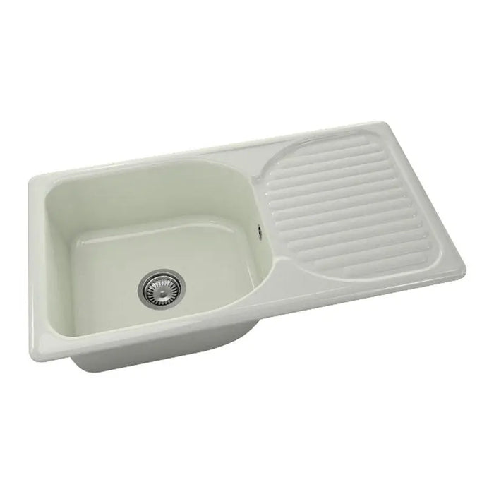 COMPOSITE KITCHEN SINK 90X49 CM. FAT 211 POLYMERMARBLE - Кухненски мивки<<<Кухненски мивки<<<Кухня<<<Praktiker