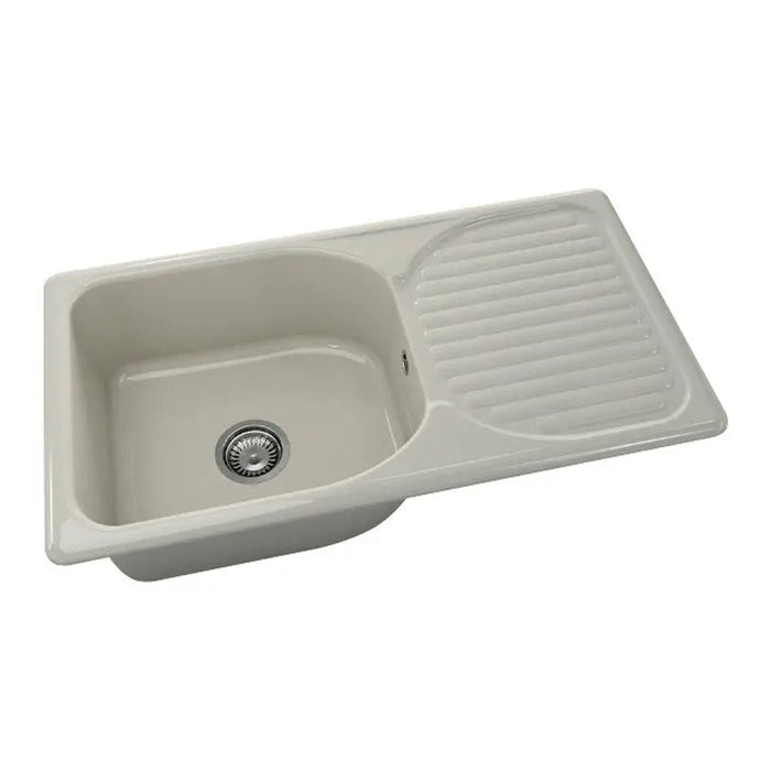 COMPOSITE KITCHEN SINK 90X49 CM. FAT 211 POLYMERMARBLE - Кухненски мивки<<<Кухненски мивки<<<Кухня<<<Praktiker