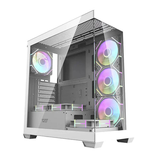 Computer case Darkflash DS900 (white) + 7 ARGB Fans - With fan<<<PC Cases<<<Gaming<<<InnproXML