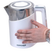 Concept RK3170 electric kettle 1.7 L 2200 W Stainless steel White - Electric kettlesAGD-CZE<<<Home Appliance