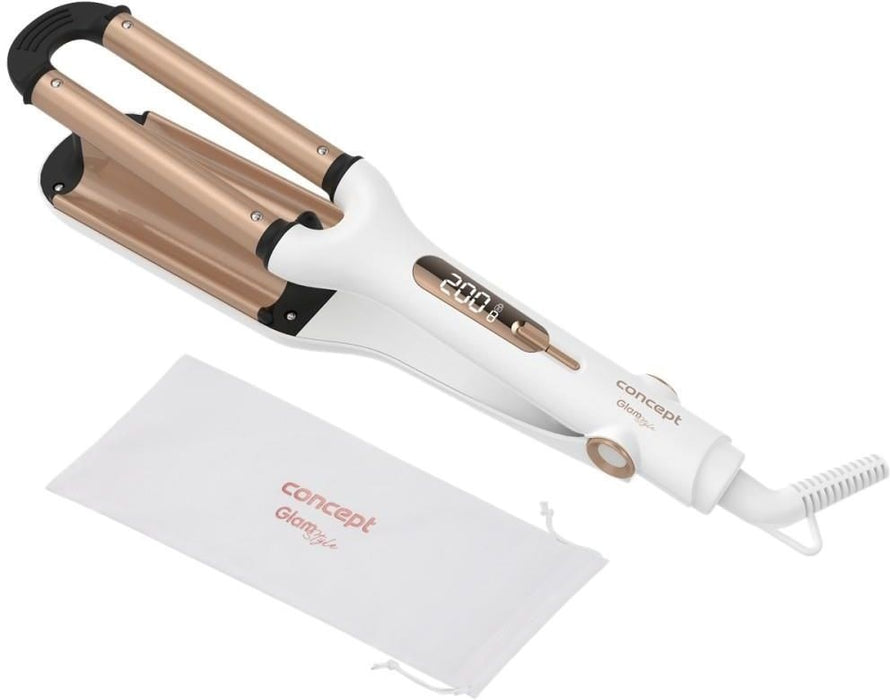 Concept KT2140 Hair styling device – waver gold, white