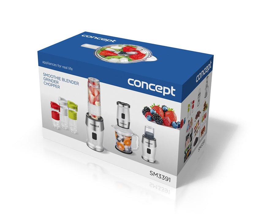 Concept sm3391 1.2 L Tabletop blender 700 W Stainless steel, White